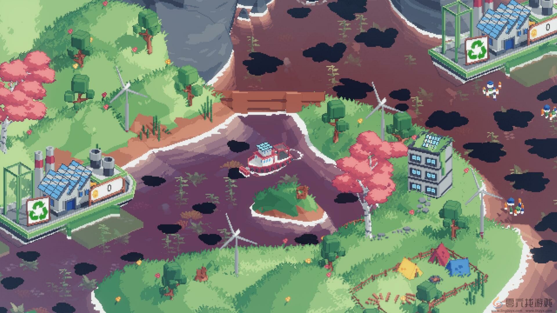 小清新风格休闲游戏《溢出》现已在Steam平台推出升级版试玩Demo(图2)