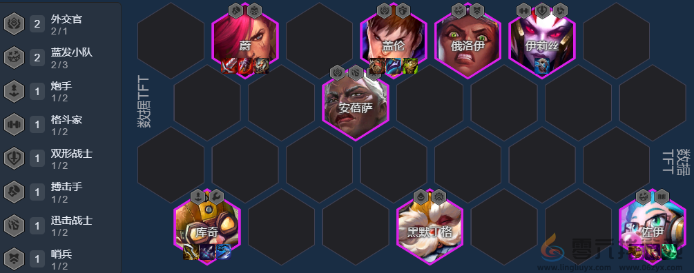 金铲铲之战13.6b版本阵容推荐(图9) 金铲铲之战13.6b版本阵容推荐(图9)